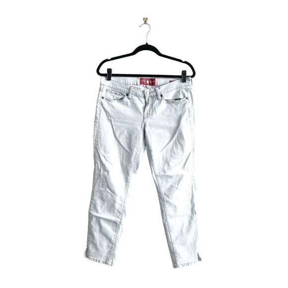 Lucky Brand Women's Cropped Jeans Five Pocket Charlie Skimmer Light Blue Size 28 - Picture 1 of 10